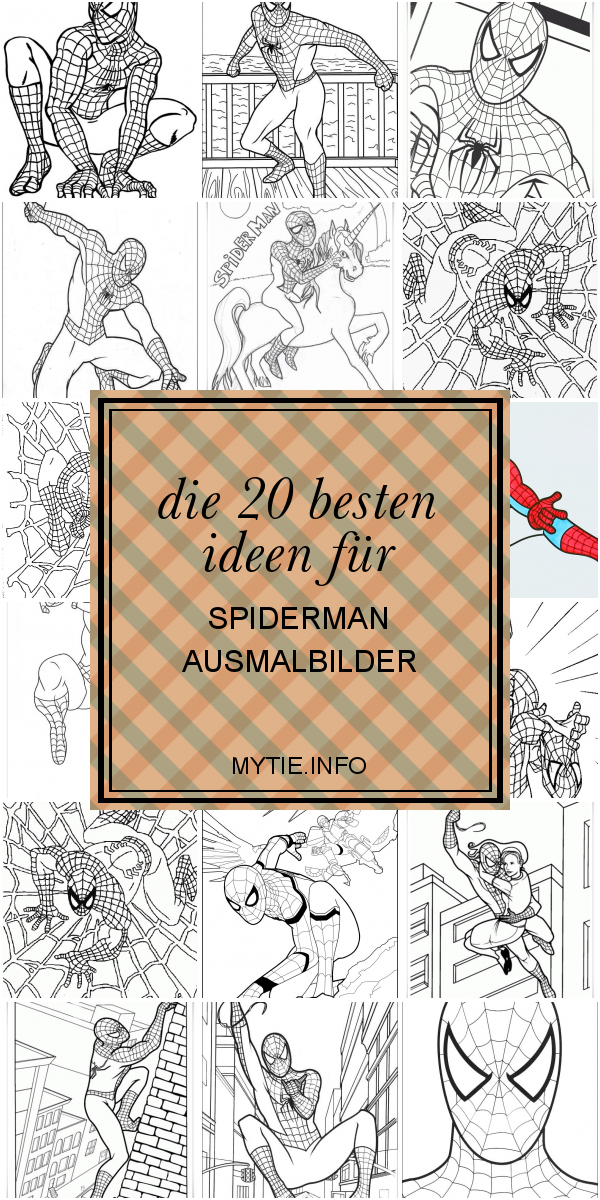 Die 20 Besten Ideen Für Spiderman Ausmalbilder